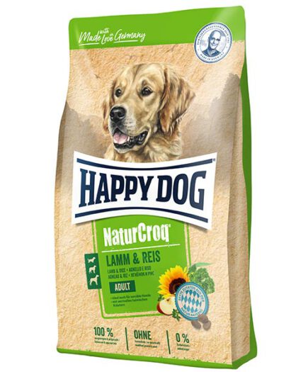Happy Dog NaturCroq Lamm,Rice allergiás kutyáknak 15 kg