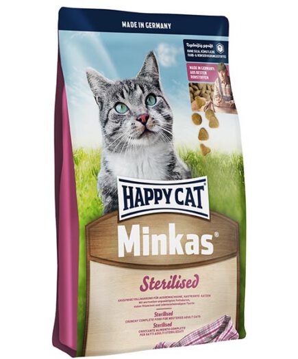 Happy Cat Minkas sterilized macskatáp 10 kg
