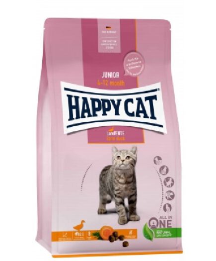 Happy Cat Junior kacsa grainfree macskatáp