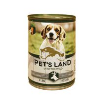 Pet s Land Dog kutyakonzerv vadashús répával 24x415g