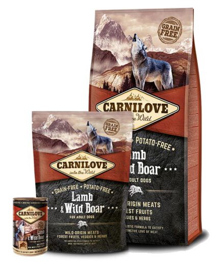 Brit CarniLove Lamb-Wilde kutyatáp 1,5 kg