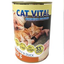 Cat Vital macska konzerv kacsa,pulyka 24x415g