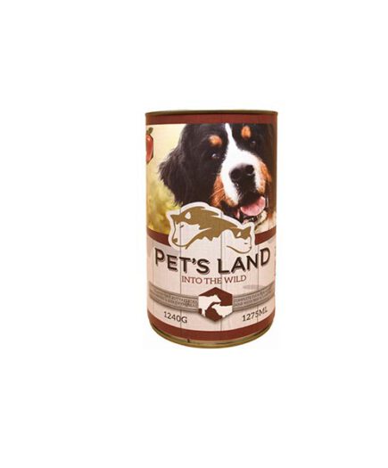 Pet s Land Dog kutyakonzerv marhamáj és bárányhús 12x1240g