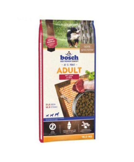 Bosch kutyatáp adult lamb rice 15 kg