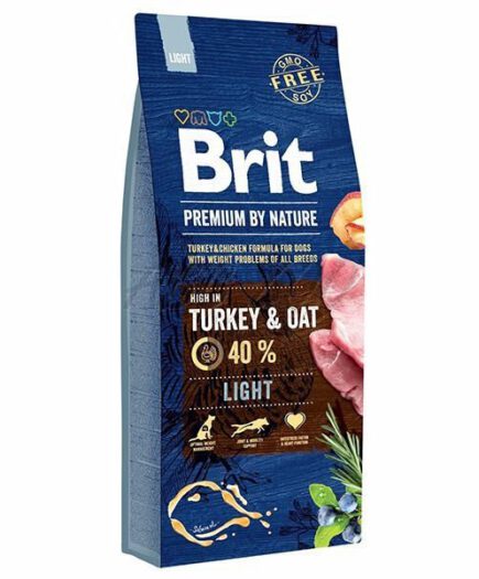 Brit Premium Light kutyatáp 15 kg