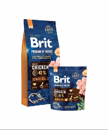 Brit Premium senior kutyatáp 15 kg