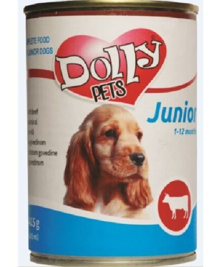 Dolly Dog junior kutyakonzerv marha 24×415 g