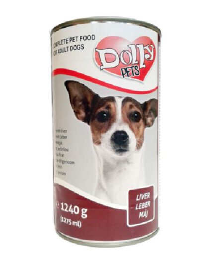 Dolly Dog kutyakonzerv májas 12×1240 g