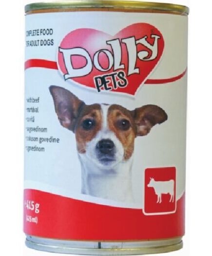 Dolly Dog kutyakonzerv marha 24x415 gr