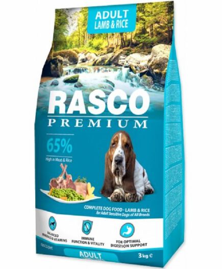Rasco Premium kutyatáp adult lamb 15kg